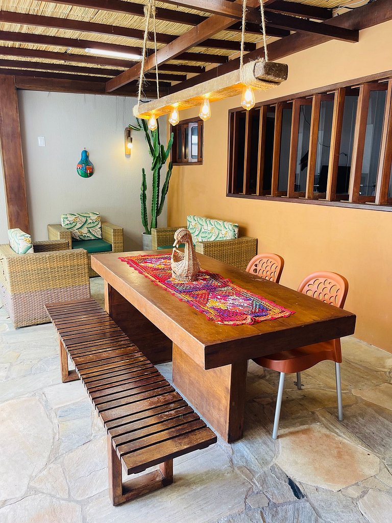 Casa Flor 3/4 - a 3 ruas da Praia/Orla de Atalaia