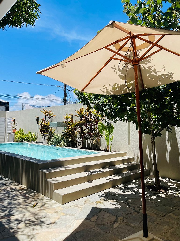 Casa Flor 3/4 - a 3 ruas da Praia/Orla de Atalaia