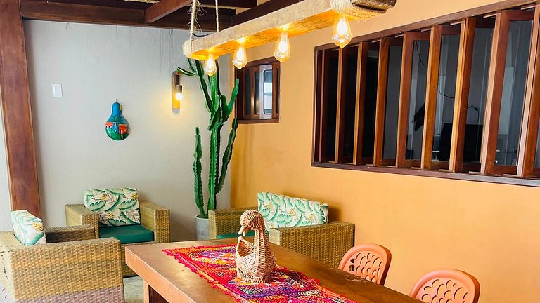Casa Flor 3/4 - a 3 ruas da Praia/Orla de Atalaia
