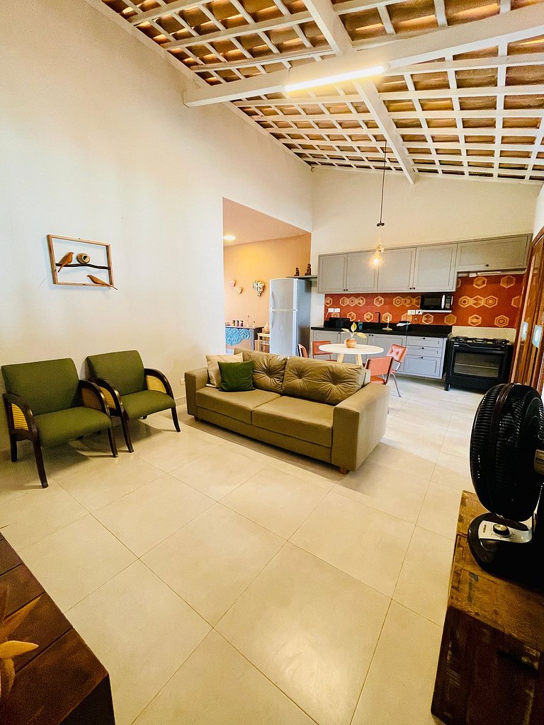 Casa Flor 3/4 - a 3 ruas da Praia/Orla de Atalaia